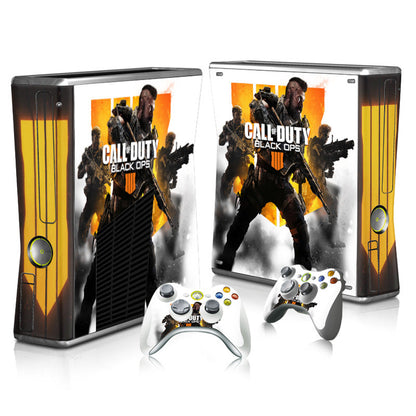 Xbox 360 Slim Full Body Color Membrane Stickers with Scratch-Resistant Protection