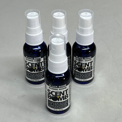 SCENT BOMB (2 PACK, 4 BOTTLES PER PACKAGE) Concentrated Air Freshener 1 fl oz