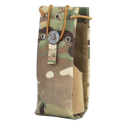 Tactical Universal Radio Pouch MPU5 PRC163 152 148 PTT Holder Bag Walkie-talkie Storage Pack