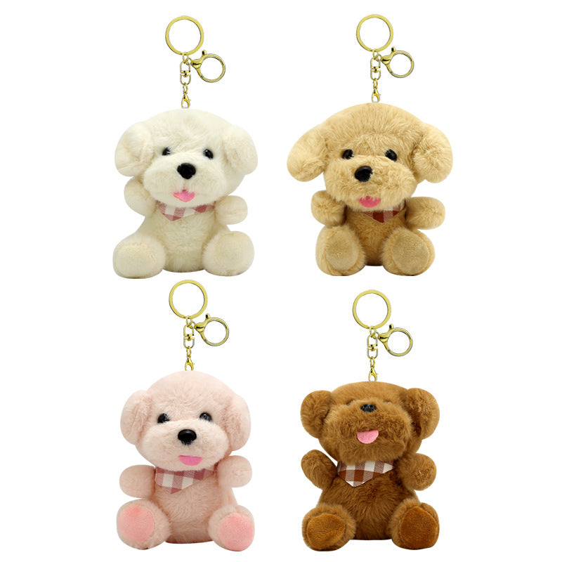 Cute Cartoon Plush Toy Keychain - Small Pendant Charm for Girls Backpacks and Bags