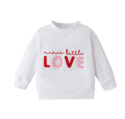 Children's Clothing Girls' Parent-child Long-sleeved Pullover Casual Sweatshirt