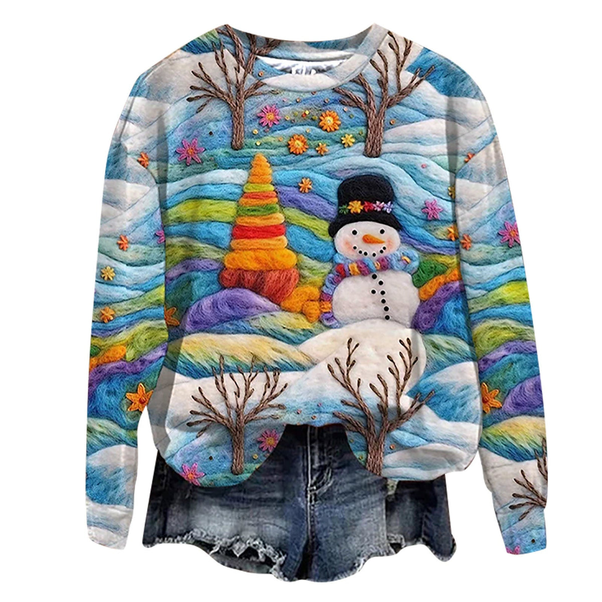 New Womens Hoodie With 3D Digital Print