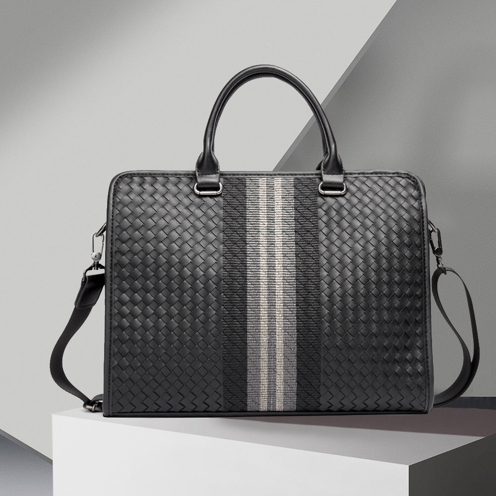 Men's Shoulder Crossbody Briefcase