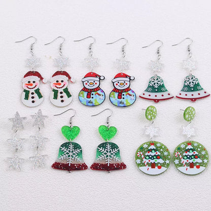Christmas Theme Drop Earrings