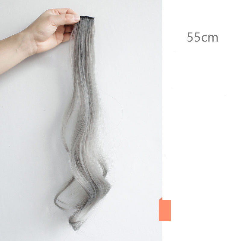 Gradient Invisible Curly Short Wig