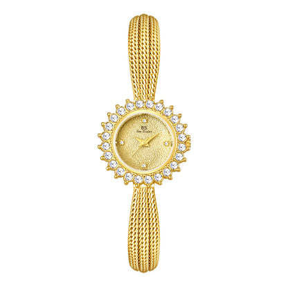 Light-luxury Sun-patterned Gesang Flower Watch An Elegant Timepiece