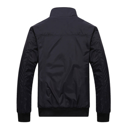 Korean-style Casual Mens Coat With A Stand-up Collar