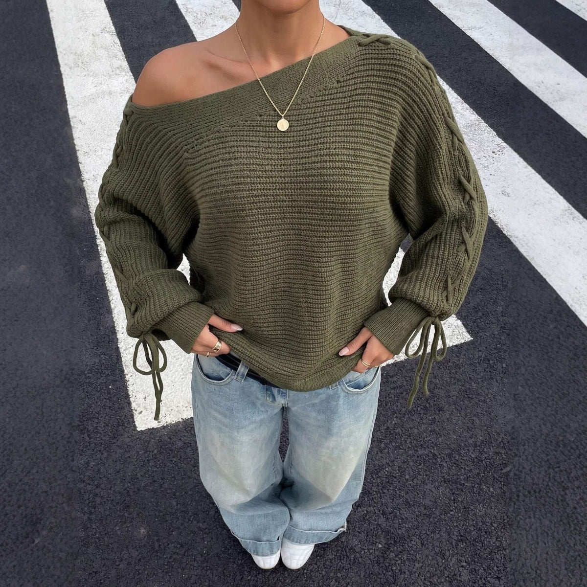 Women's Top Bow-Knot Stylish Sweater
