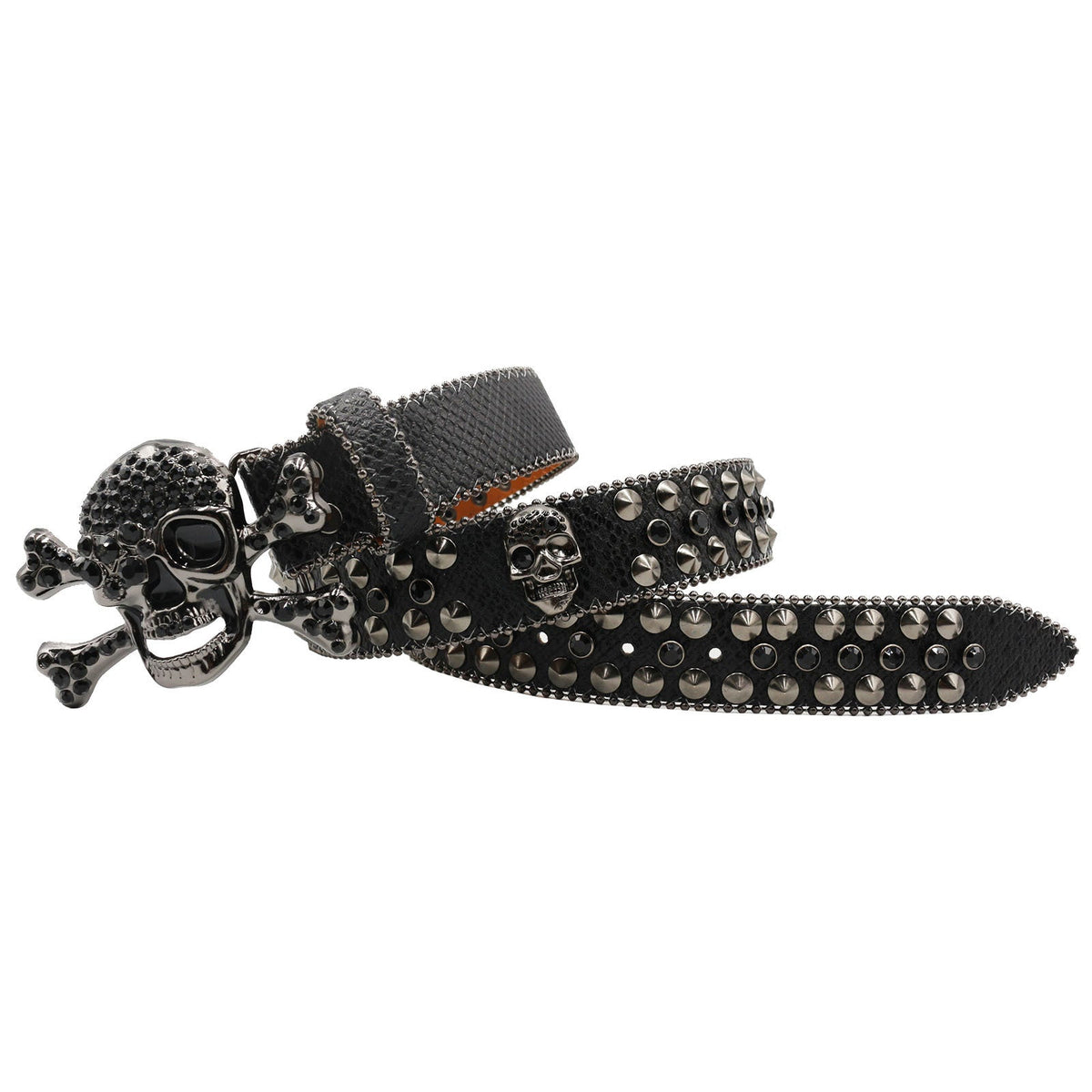 Women's Rhinestone Snake Pattern Belt