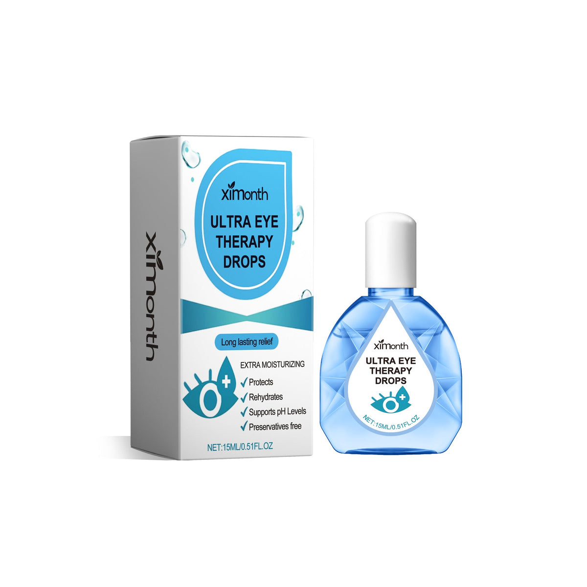 Ximonth Eye Care Solution Gentle And Moisturizing Daily Eye Care Solution For Comfort And Hydration