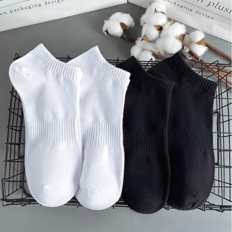 Solid-color Summer No-show Socks For Men And Women