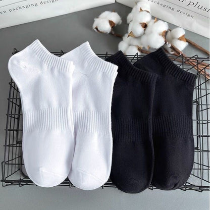 Solid-color Summer No-show Socks For Men And Women