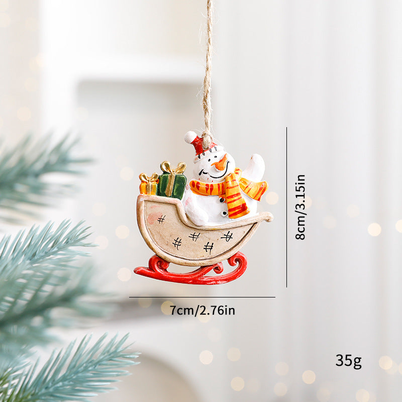 Christmas Decorations Cartoon Elk Ornaments