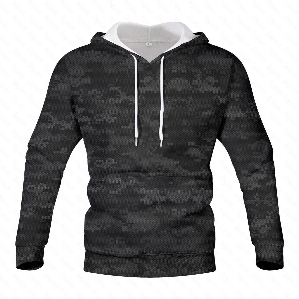3D Camouflage Digital Print Hooded Casual Autum NWinter Sweatshirt For Men And Women
