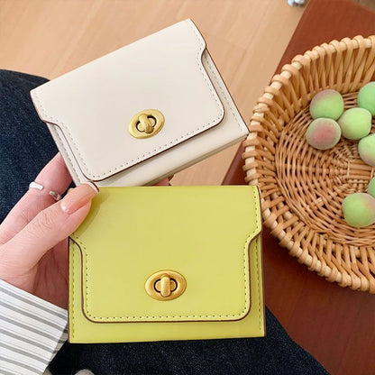 Women's Fashionable Multi-Color Card Holder Wallet