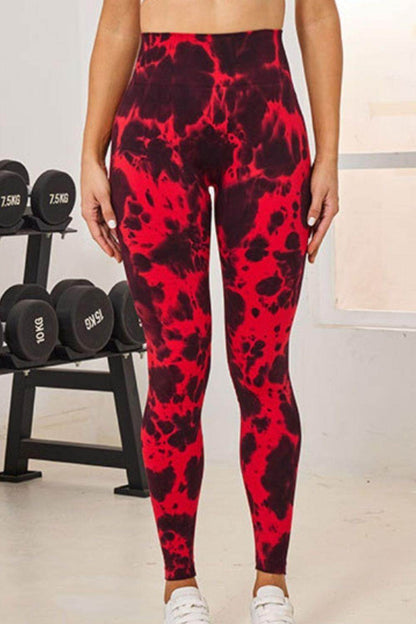 Tie-Dye High Waist Active Leggings for Comfortable Fitness