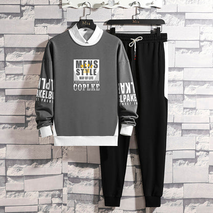 Casual Sports Long Sleeve Pants Sweater Set