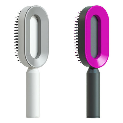 Self Cleaning Hair Brush One-key Airbag Massage