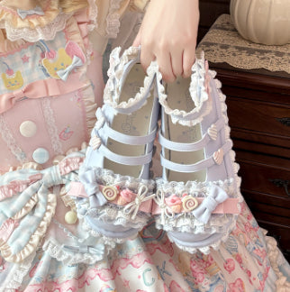 Round Head Platform Shoes Women