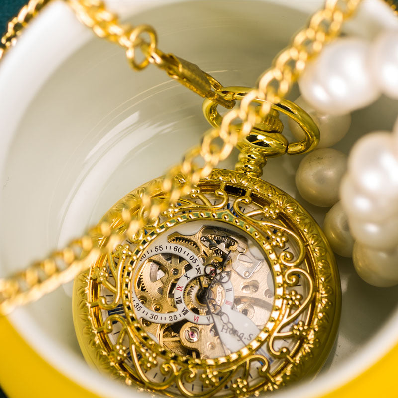 Automatic Mechanical Unisex Carved Hollow-out