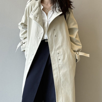 Temperament Commute Trench Coat For Women Autumn