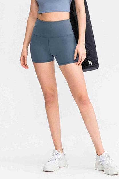 Wide Waistband Sports Shorts for Active Comfort and Style