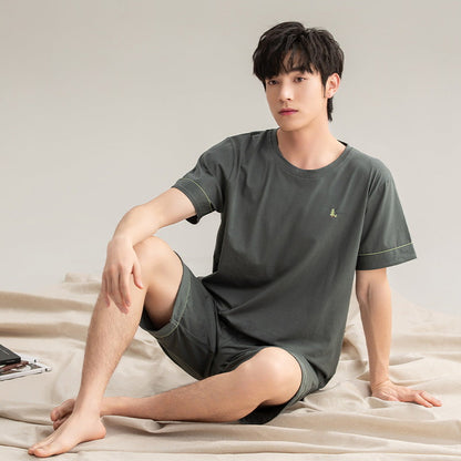 Cotton Pajamas New Boys Casual Homewear Two-piece Suit
