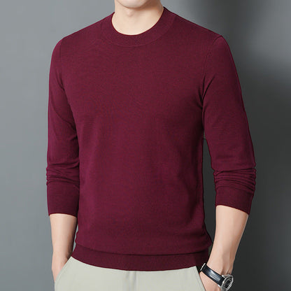 Pullover Solid-color Thermal Base Layer