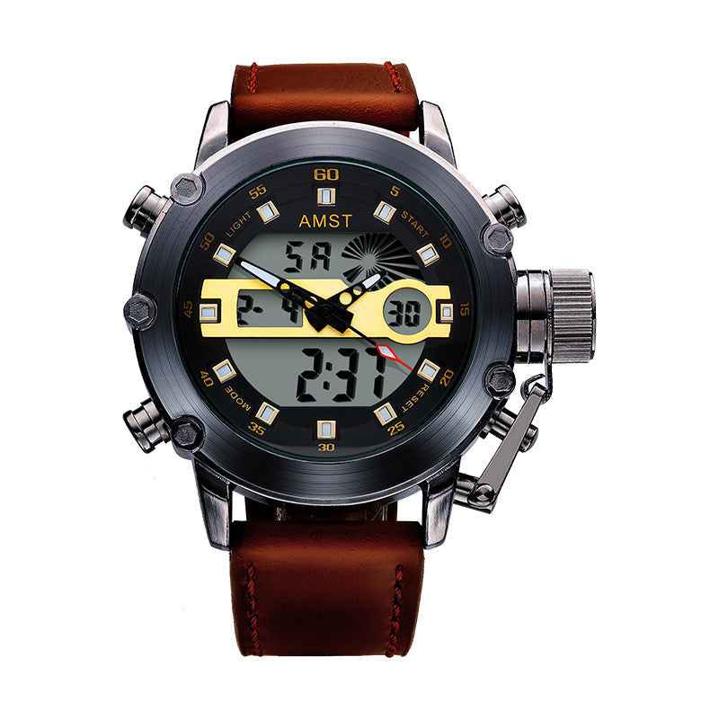 Men's Multi-functional Casual Sports Waterproof Electronic Watch