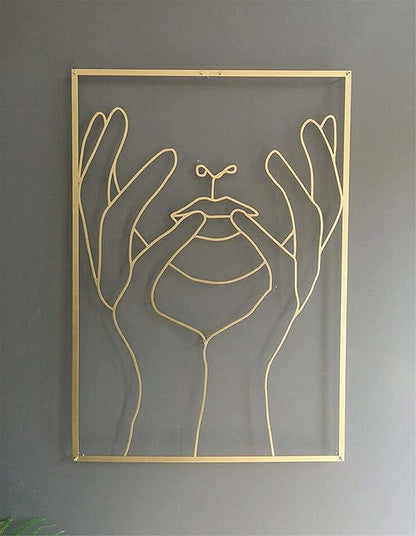 Female Line Art Acrylic Wall Decoration Female Body