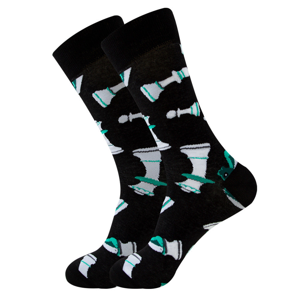 Geometric Fruit Women Socks Street Trend
