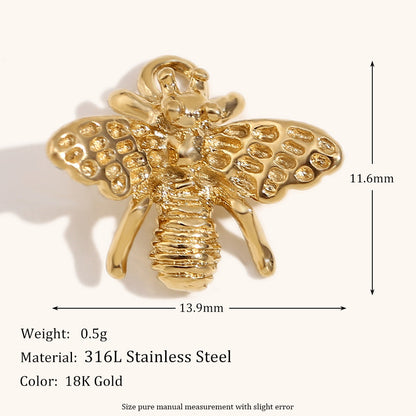 Creative Jewelry Accessory Stainless Steel Pendant With 14K Gold Plating