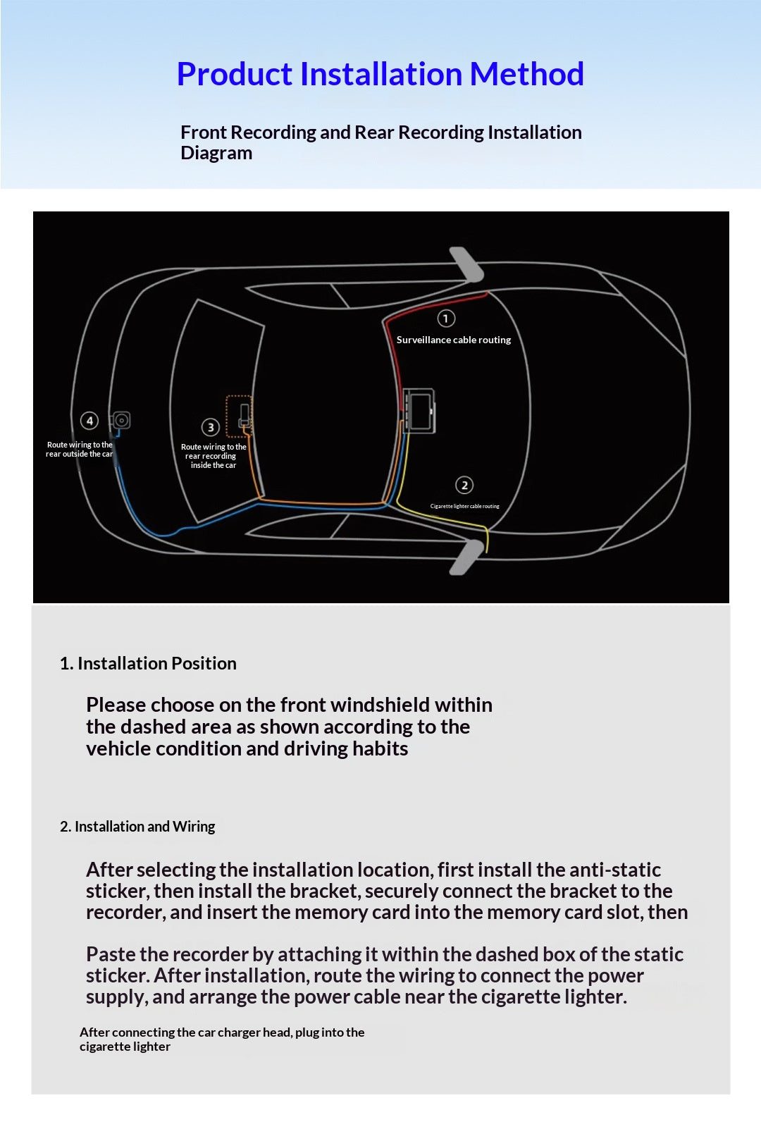High-definition 3-in-1 4K Dash Camera With Rear And Front Recording Capabilities