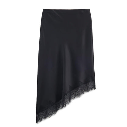 Elegant Silk-textured Skirt For Women