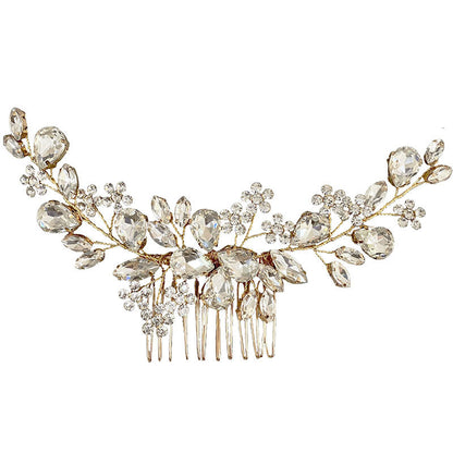 Light Luxury Fashion Hair Accessories Hair Comb Rhinestones
