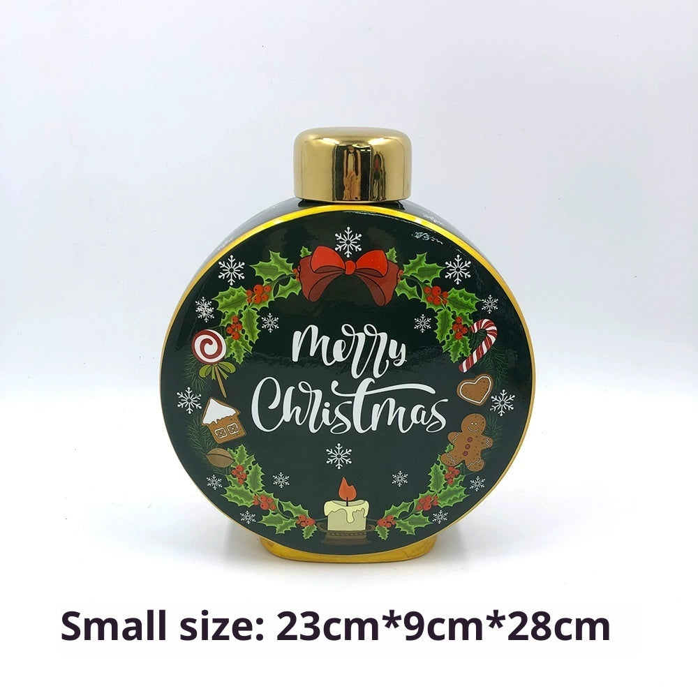 Christmas Decorations Ceramic Vase Ornaments