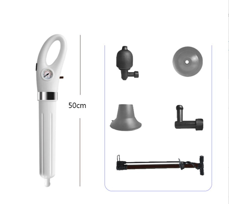 High Pressure Air Toilet Plunger Drain Blaster Gun