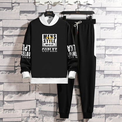 Casual Sports Long Sleeve Pants Sweater Set