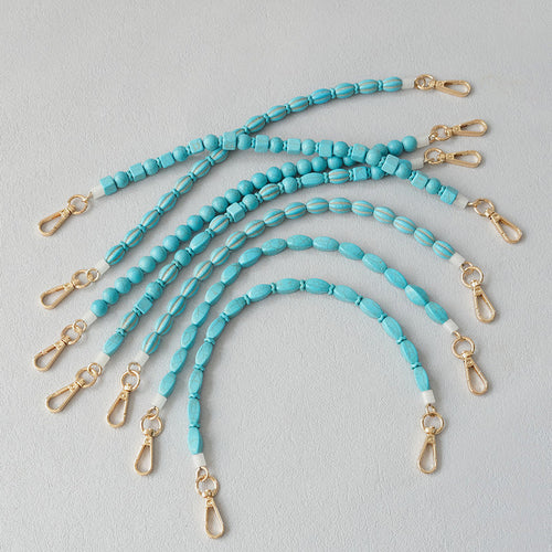 Vintage Turquoise Bag Chain Resin Chain