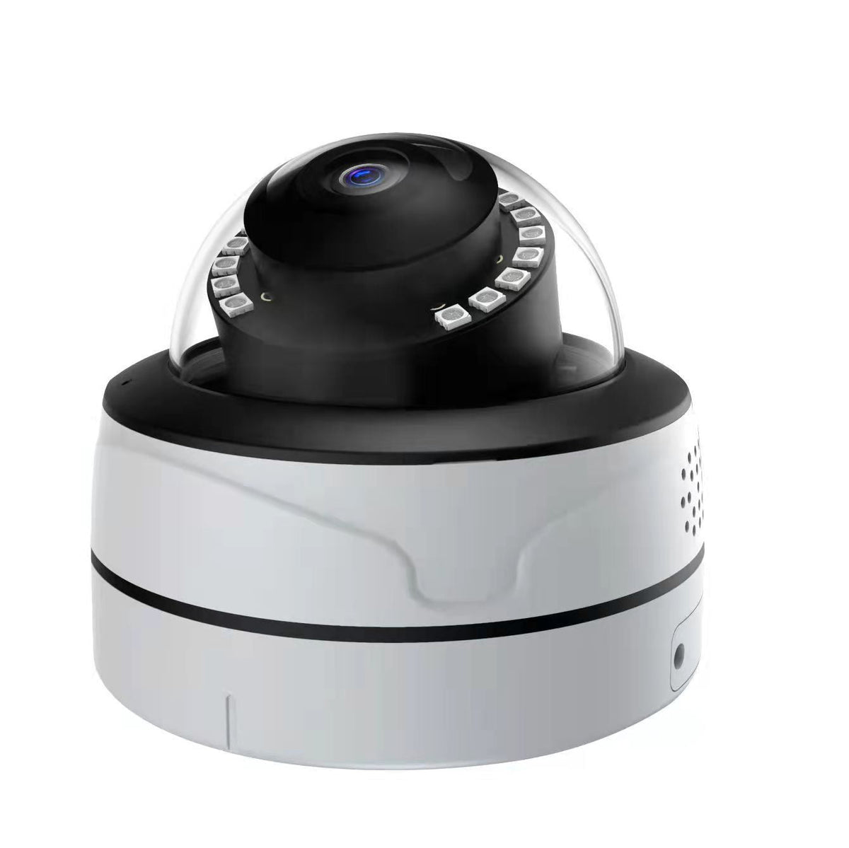 POE Surveillance Camera, Domehemispherical, Indoor, 4-megapixel High Definition