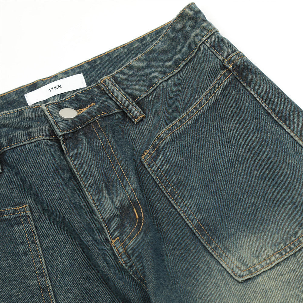 Fashion Washed White Jeans For Men