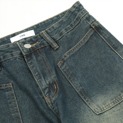 Fashion Washed White Jeans For Men