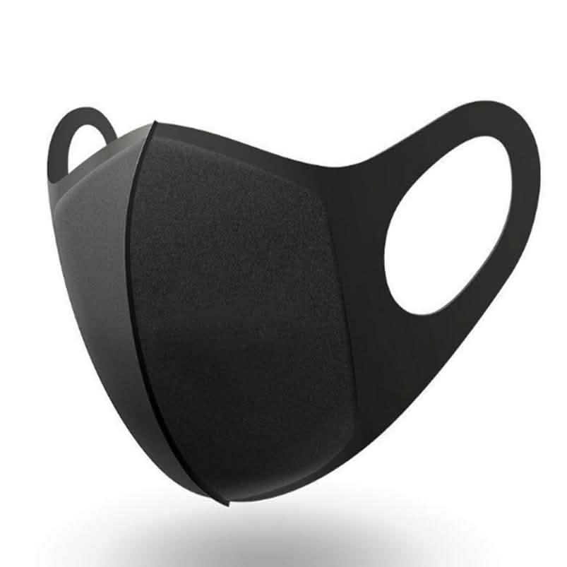 3-Pack: Reusable Black Face Mask