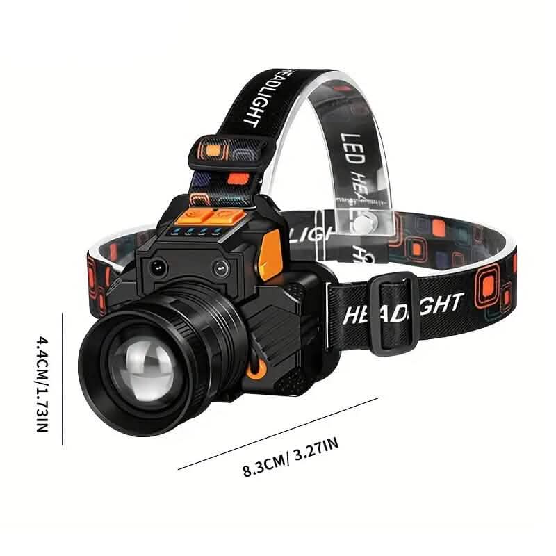3000 Lumen LED Super Bright Headlamp