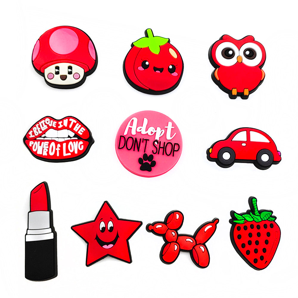 Cute Cartoon Hole Shoe Flower Accessories