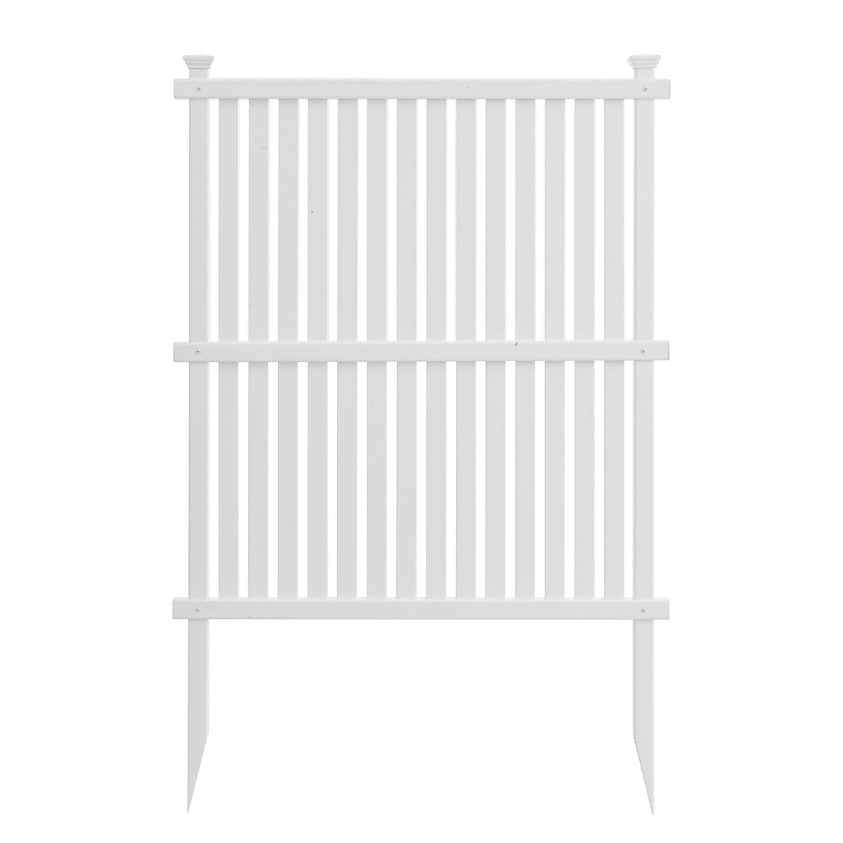 Privacy Screen Panels Kit Air Conditioner Trash Can Enclosure Vinyl white color
