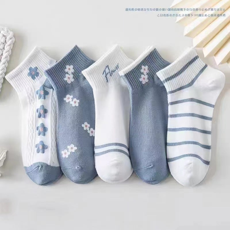 Thin Socks, Womens Breathable Ankle Socks