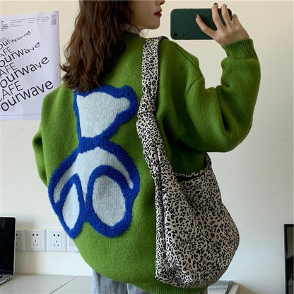 Women's Loose Velvet Thickened Sweater