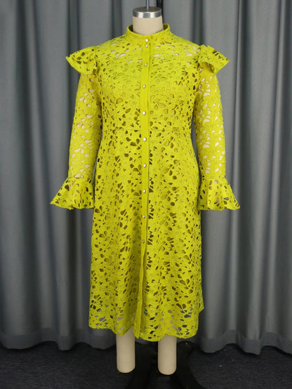 Lace Coat Half Turtleneck Cardigan Inner Wear Dress