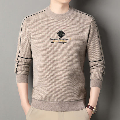 Thickened Warm Crew-neck Casual Knit Sweater
